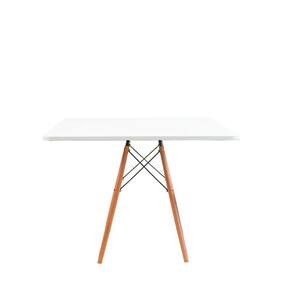 Mesa De Jantar Quadrada Eiffel 80 Cm - Branco