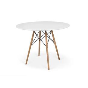 Mesa De Jantar Redonda Eiffel 90 Cm - Branco