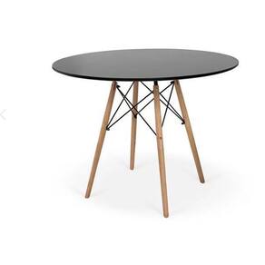 Mesa De Jantar Redonda Eiffel 90 Cm - Preto