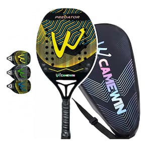 Raquete de tênis de praia Camewin 100% fibra de carbono 12k Predator