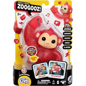Little Live PETS HUG N HANG Zoogooz Mooki Monkey FUN F0141-0