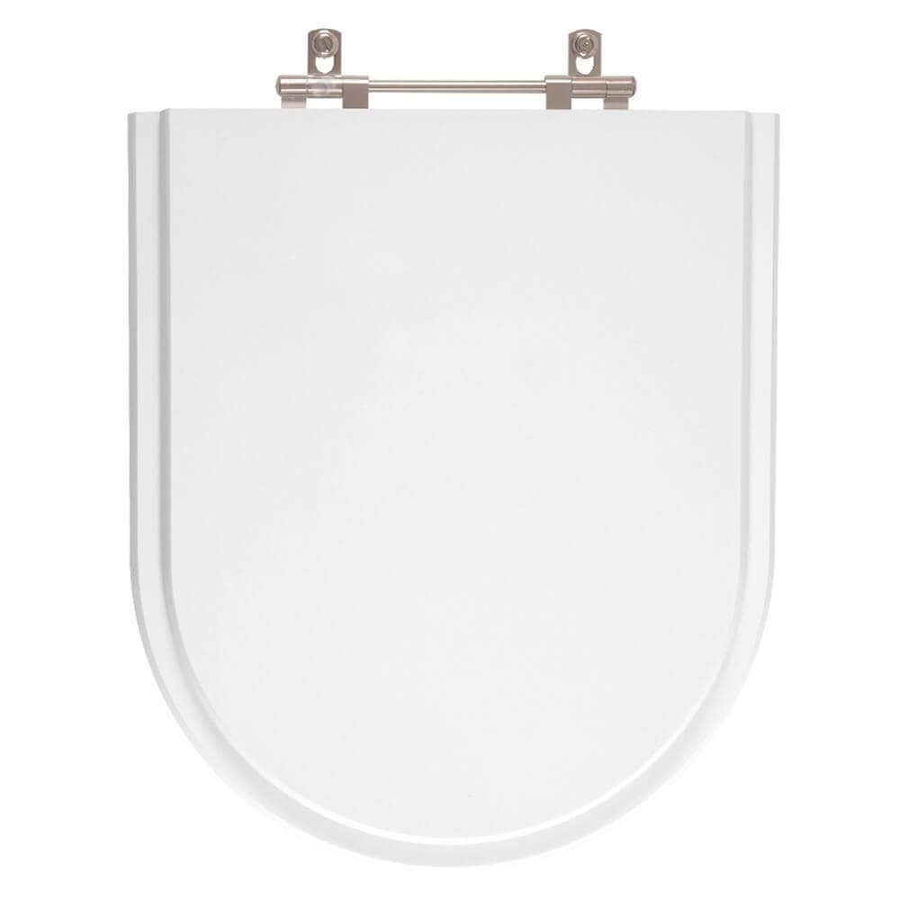 Tampa de Vaso Poliéster Firenze Branco para bacia Icasa 6lpf