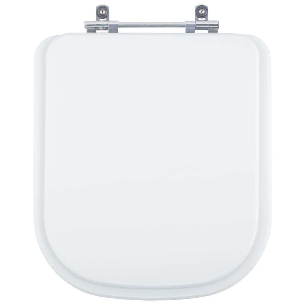 Tampa de Vaso Poliéster Elite Branco para bacia Celite
