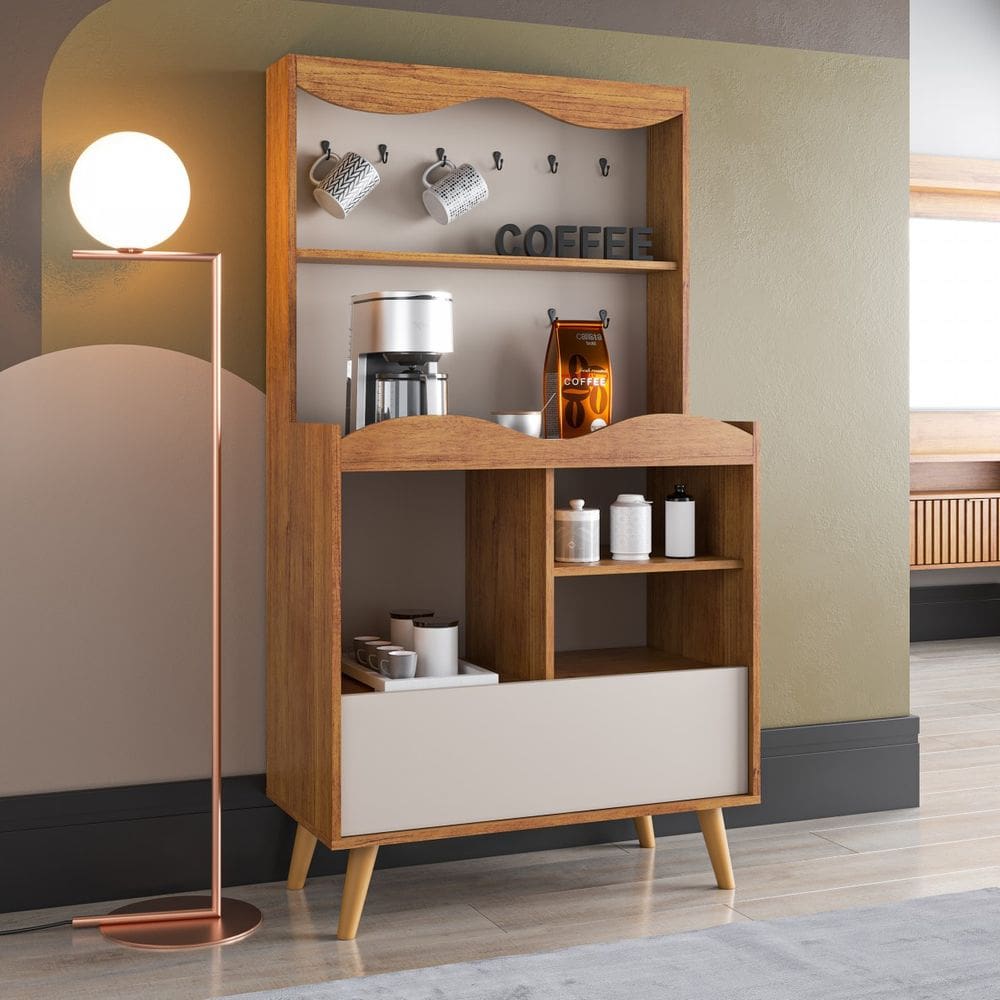 Cantinho do Cafe Henzo Cobre/Off White - Casa Giulia