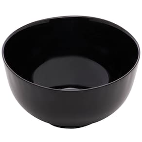 Bowl de Vidro Opalino 700ml Tigela Cumbuca para Salada Sopa Cereais Grande Diwali Lyor Preto