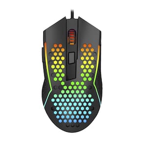 Mouse Gamer Redragon Reaping RGB 12400DPI 6 Botoes M987-K Preto
