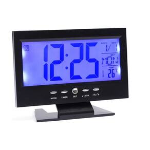 Relogio Digital Com Luz Noturna Ec8082, Fl0922