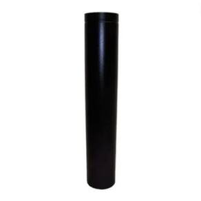 Cano Galvanizado Preto Para Lareira De 150Mm Potenza