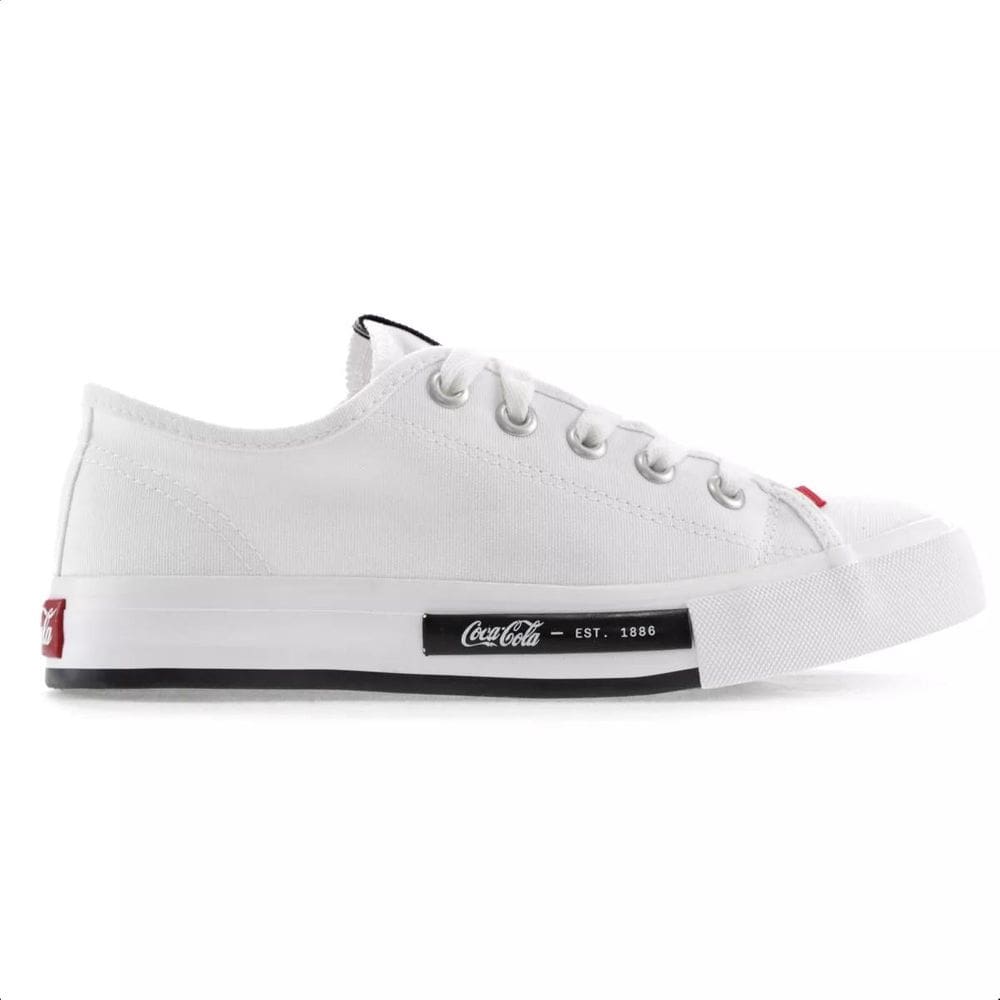 Tênis Coca-Cola Daytona Feminino Branco