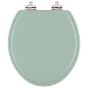 Assento Sanitario Poliester Soft Close Convencional / Oval Verde Claro para vaso Icasa