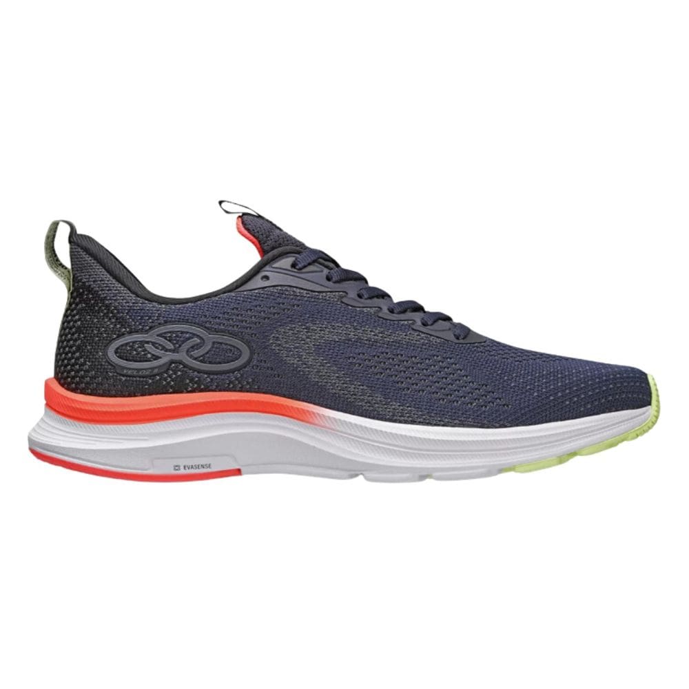 Tênis Olympikus Veloz 2 Masculino Azul Laranja