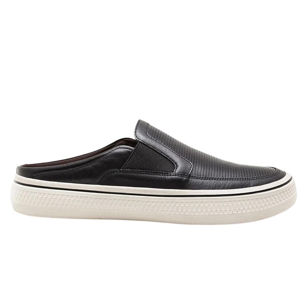 Sapatênis Mule Democrata Denim Fender Masculino Preto