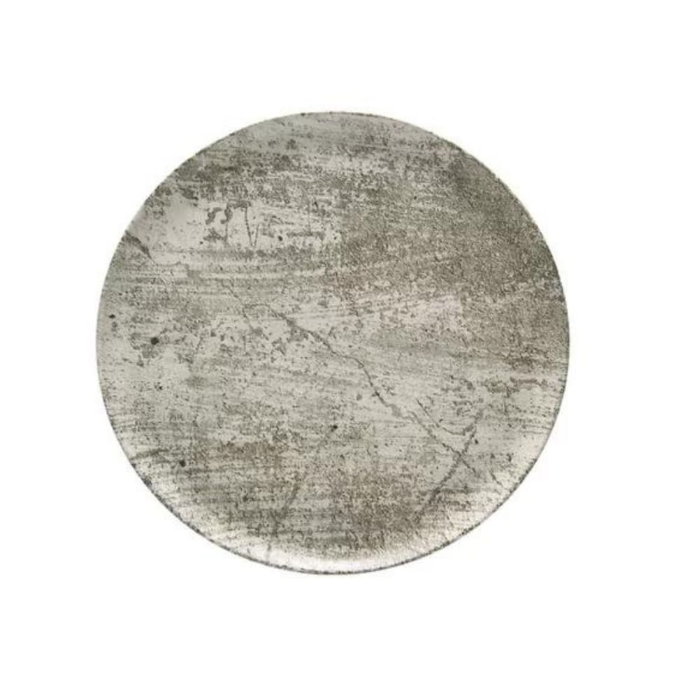 Jogo De Pratos Sobremesa Em Cerâmica Aquarelle Stone Com 6 Peças 21cm Copa & Cia