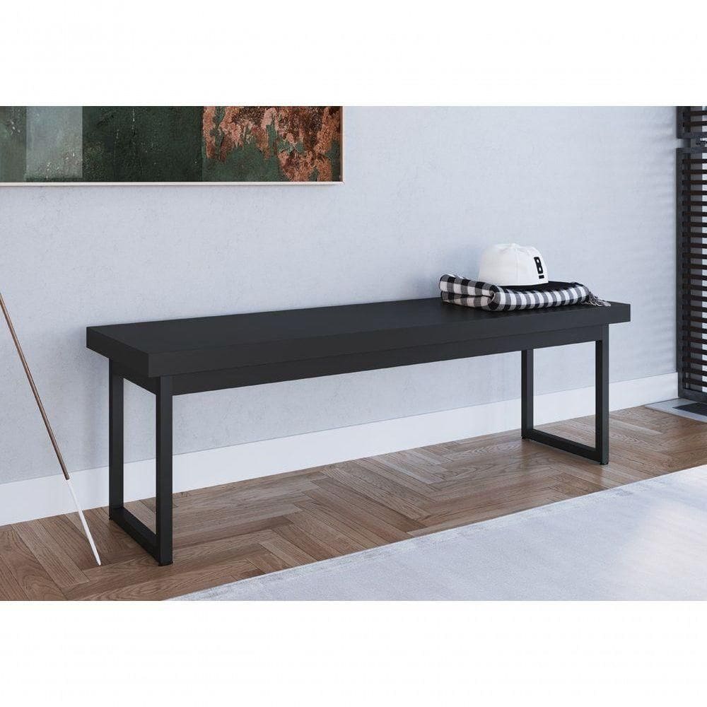 Banco Oxford 144cm Preto