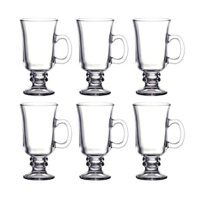 Jogo de 6 Xícaras de Vidro Irish Coffee 120ml - Dynasty