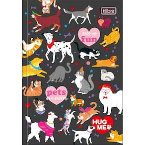 Caderno Brochura Pequeno 1/4 TILIBRA Hug Me 80 Folhas