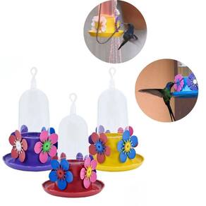 Kit 2 Bebedouro Para Beija-Flor Reforçado Colorido Prático