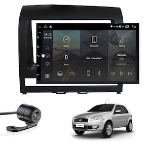 Central Multimídia Fiat Palio 2005 2006 2007 2008 2009 2010 2012 Tela IPS de 7" Polegadas Quad Core 2GB Carplay e Android Auto GPS + Câmera de ré