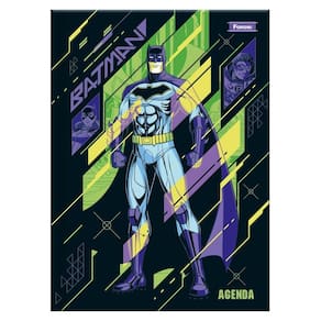 Agenda 2025 Permanente Cost 96Fls Batman Preto Foroni