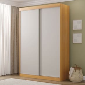 Guarda-Roupa 2 Portas Samambaia CabeCasa MadeiraMadeira Carvalho/Off White