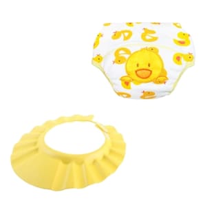 Calcinha Cueca Fralda Treinamento Desfralde Bebê Chapeu Banho