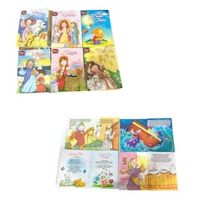 Kit 30Un Mini Livrinhos Com Histórias Da Bíblia Infantil