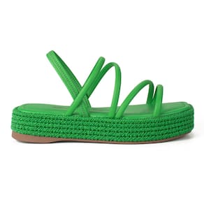 Sandália Casual Feminina Flatform Em Tiras Dakota Y0411