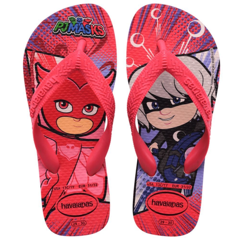 Chinelo Infantil Havaianas Kids Top Pj Masks Rosa Ballet