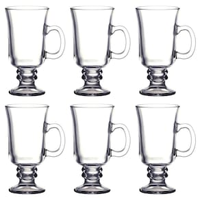 Jogo de 6 Xícaras de Vidro Irish Coffee 250ml - Dynasty