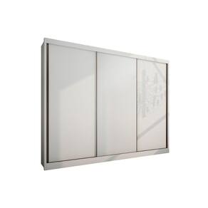 Guarda Roupa Casal 3 Portas e 4 Gavetas Diamond/Londres Branco - Novo Horizonte