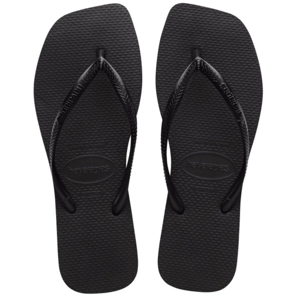 Chinelo Havaianas Slim Square Preto