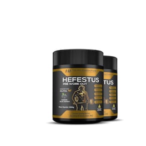 2X Hefestus Pre Treino Blueberry Hf Suplementos