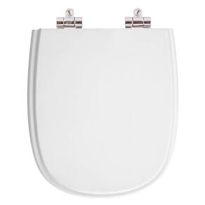 Assento Sanitario Poliester Com Amortecedor Paris Branco (neve) Para Vaso Ideal Standard