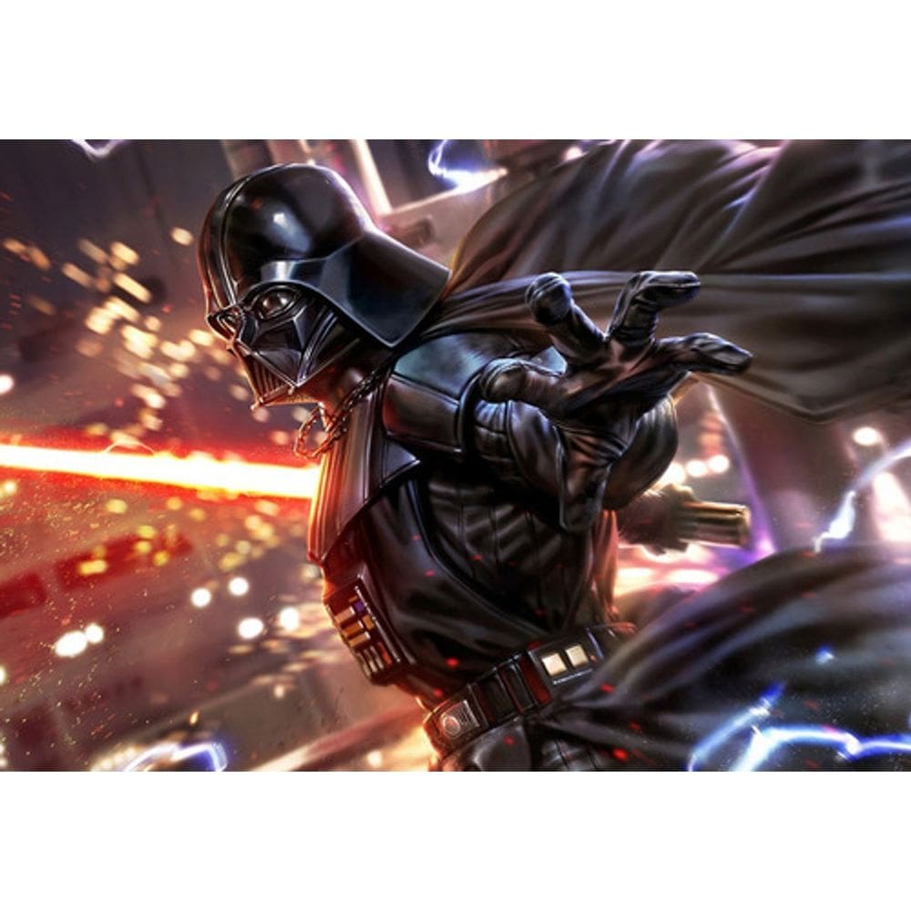Placa Quadro A4 Decorativo Star Wars Darth Vader Em Mdf