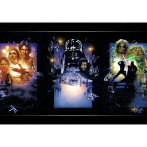 Placa Quadro A4 Decorativo Star Wars  Em Mdf
