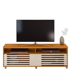 Rack Bancada Frizz 1.8 com Rodízios para TV até 65” - Madetec