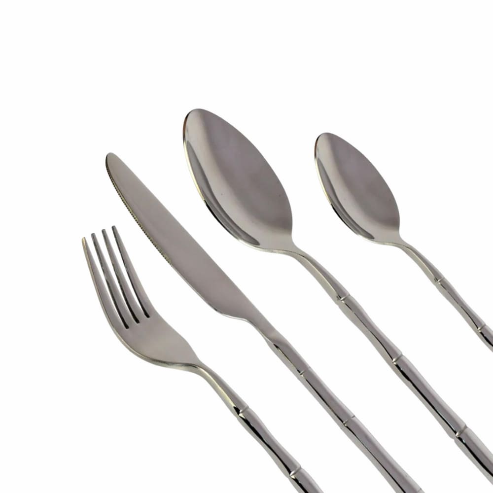 Faqueiro Em Inox Steel Wood Com 24 Peças Fracalanza