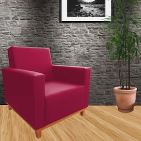 POLTRONA CLÁSSICA DE ALTO LUXO Orion Vermelho
