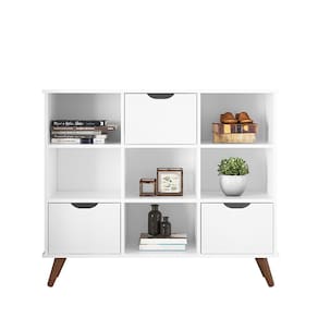 Nicho Organizador Branco 3 Gavetas Brancas Retrô - Montanaris Decor