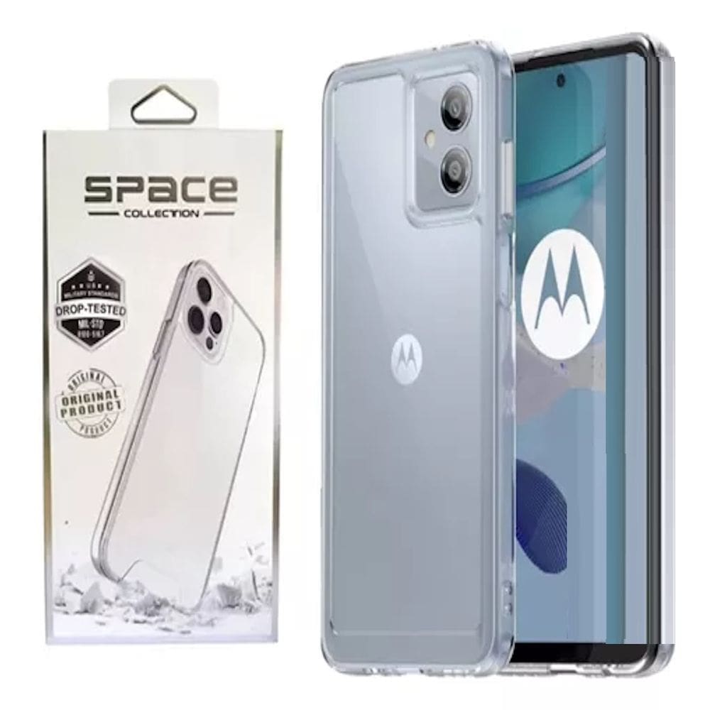 Capa Capinha Space Hybrid Clear Anti-Impacto P/ Motorola Moto G84