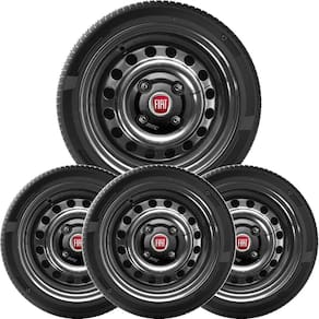 4Un Calota Centro Roda Idea Doblo Punto Linea Black Piano