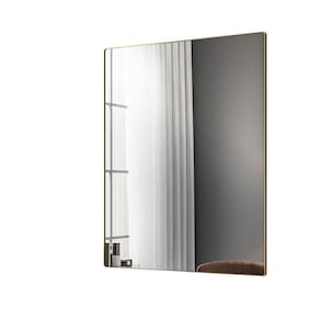 Espelho Decorativo Star Com Moldura Dourado