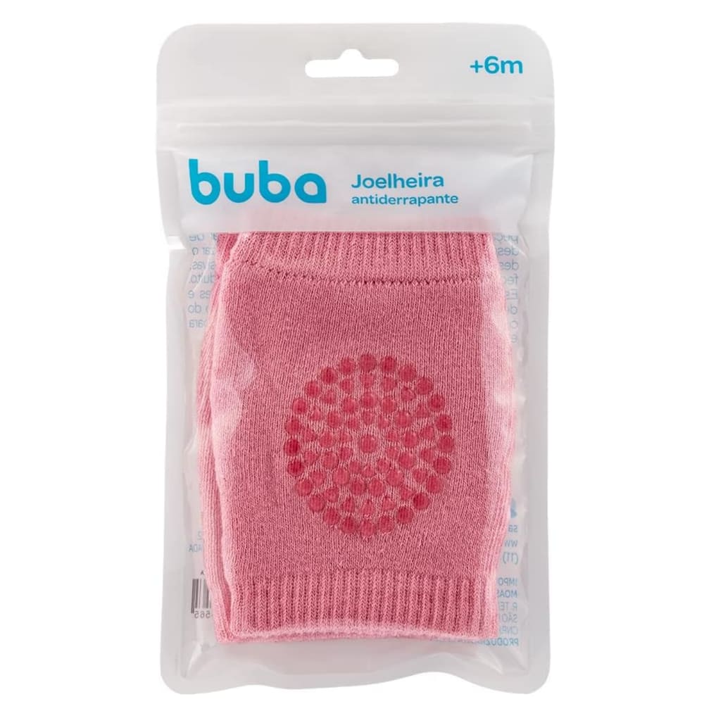 Kit Joelheiras 1 Par Antiderrapante Bebê Engatinhar Protetor ROSA
