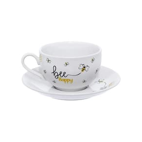 Onjunto De Xícaras Para Chá Com Pires Em Porcelana