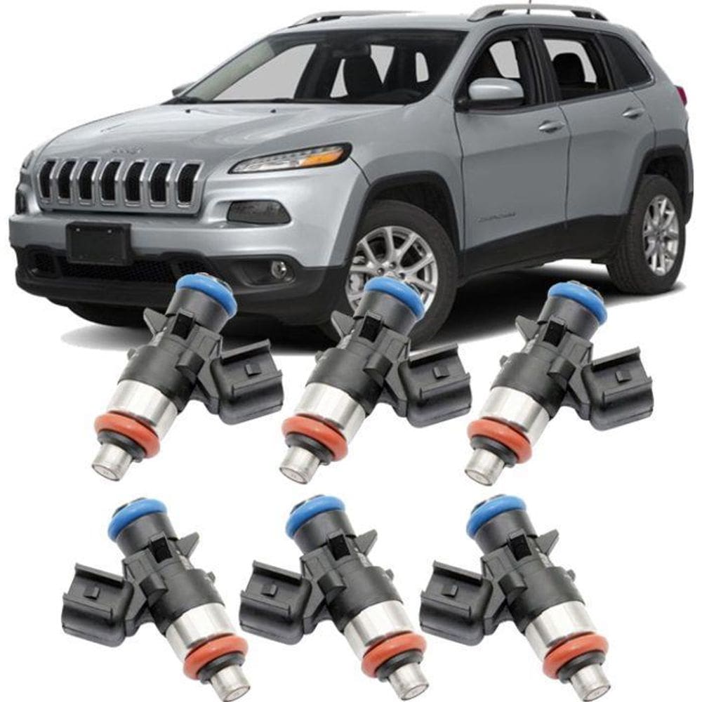 Kit 6 Bico Injetor Cherokee 3.2 V6 Gasolina De 2014 À 2020