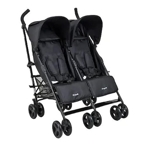 imagem-Carrinho de Bebê Gêmeos Twingo Black Burigotto
