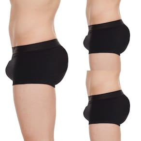 Kit 3 Cuecas Levanta Bumbum Mini Boxer Traseiro John Skull