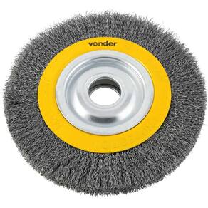 Escova circular 8" x 30 mm com bucha de redução VONDER