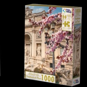 Quebra Cabeça 1000 Peças Imagem Fontana Di Trevi Puzzle