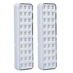 Kit 02 Luminária Luz Emergência Lde30 Led Intelbras Autônoma